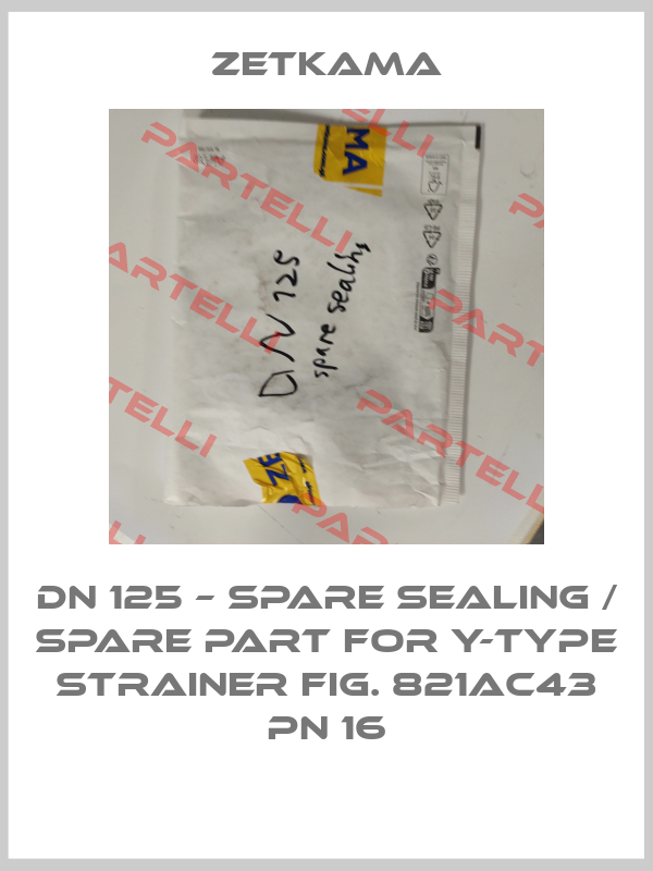 DN 125 – spare sealing / spare part for Y-type strainer fig. 821AC43 PN 16 Zetkama