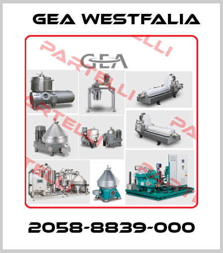 2058-8839-000 Gea Westfalia