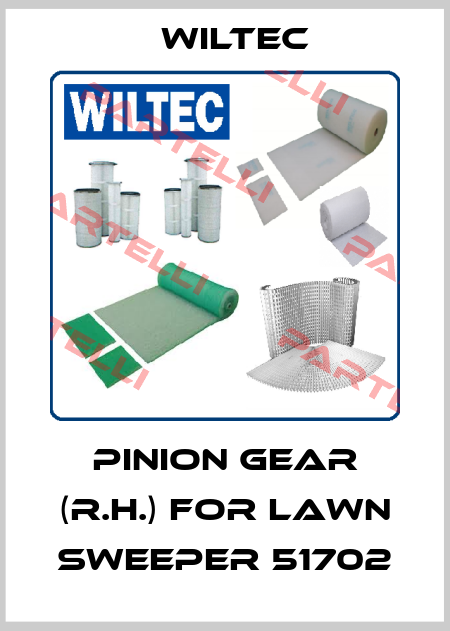 pinion gear (R.H.) for Lawn Sweeper 51702 Wiltec