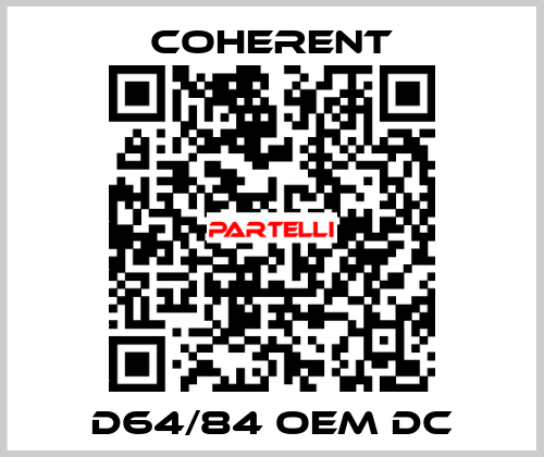 D64/84 OEM DC COHERENT