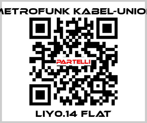 LiY0.14 flat METROFUNK KABEL-UNION