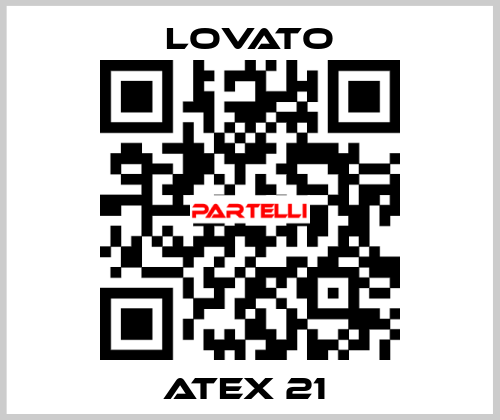ATEX 21  Lovato