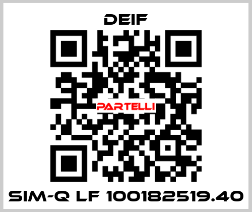 SIM-Q LF 100182519.40 Deif
