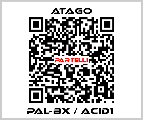 Pal-bx / Acid1  ATAGO
