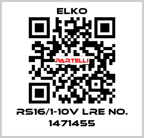 RS16/1-10V LRE No. 1471455 Elko