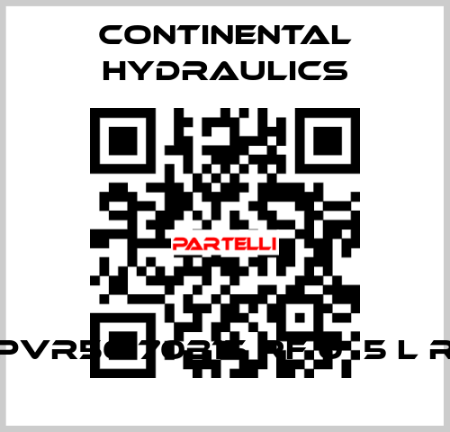 PVR50 70B15 RF 0  5 L R Continental Hydraulics