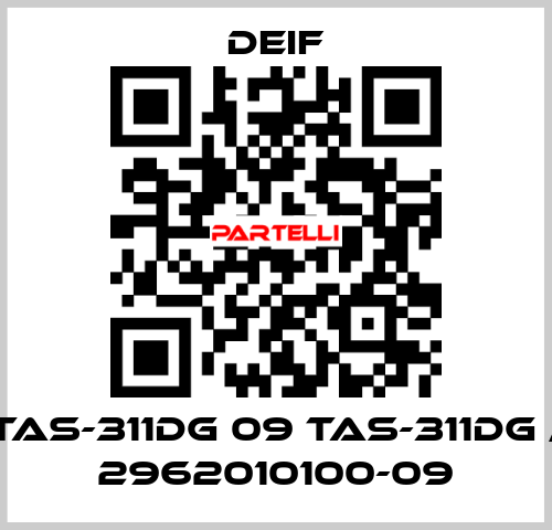 TAS-311DG 09 TAS-311DG / 2962010100-09 Deif