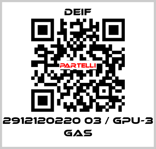 2912120220 03 / GPU-3 Gas Deif