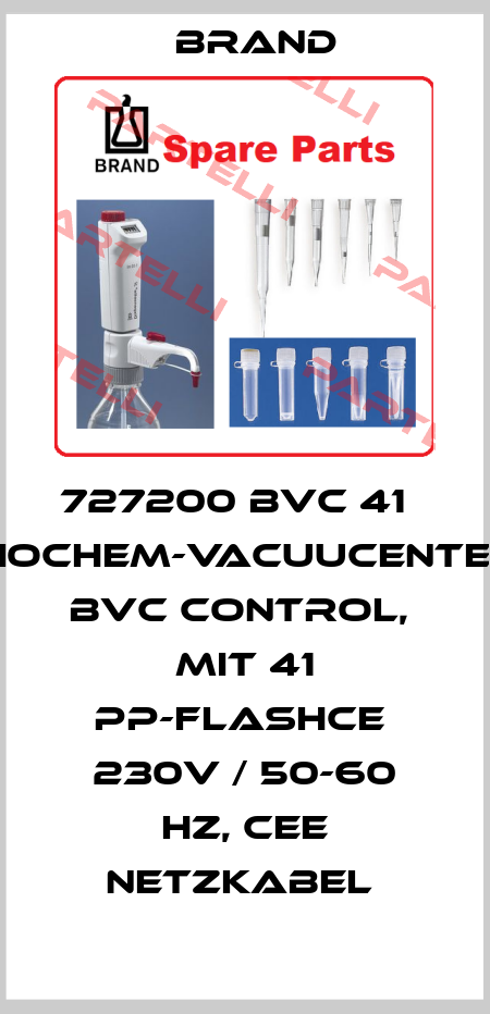 727200 BVC 41   BioChem-VacuuCenter BVC control,  mit 41 PP-Flashce  230v / 50-60 HZ, CEE Netzkabel  Brand