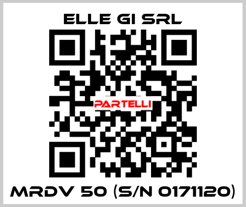 MRDV 50 (S/N 0171120) ELLE GI SRL
