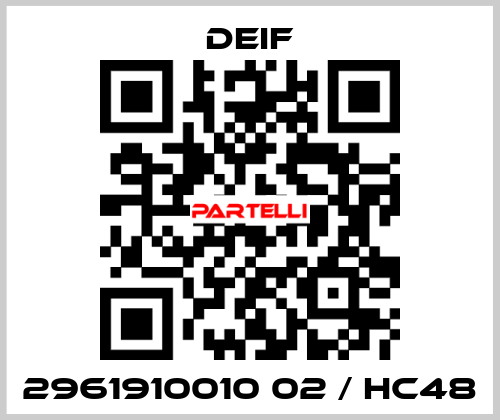 2961910010 02 / HC48 Deif