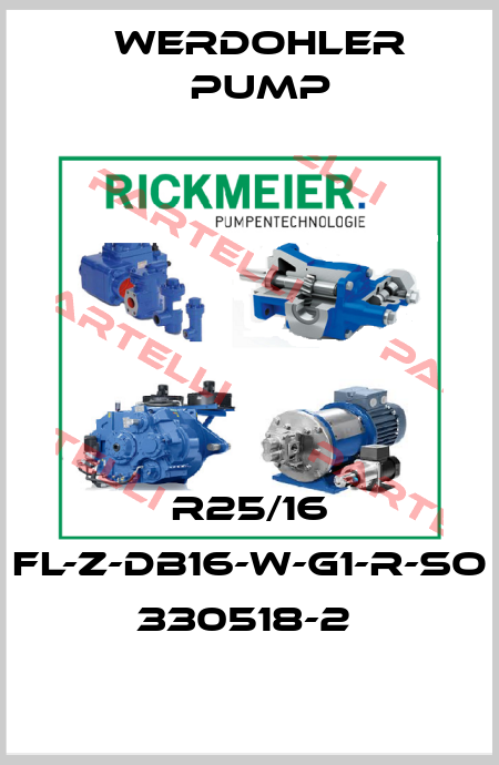 R25/16 FL-Z-DB16-W-G1-R-SO 330518-2  Werdohler Pump