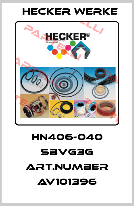 HN406-040 SBVG3G Art.number AV101396 Hecker Werke