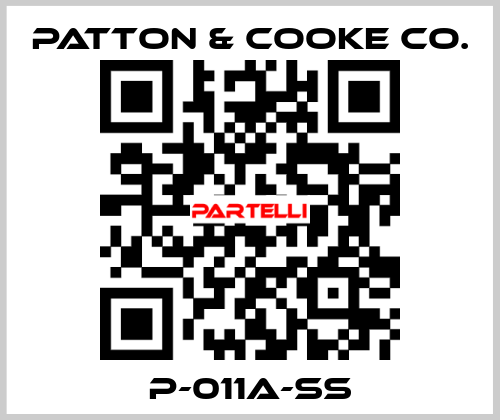 P-011A-SS Patton & Cooke Co.