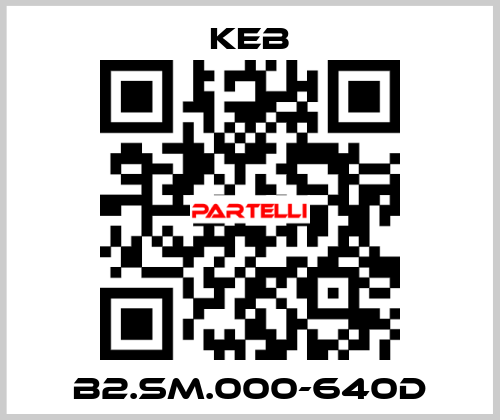 B2.SM.000-640D KEB