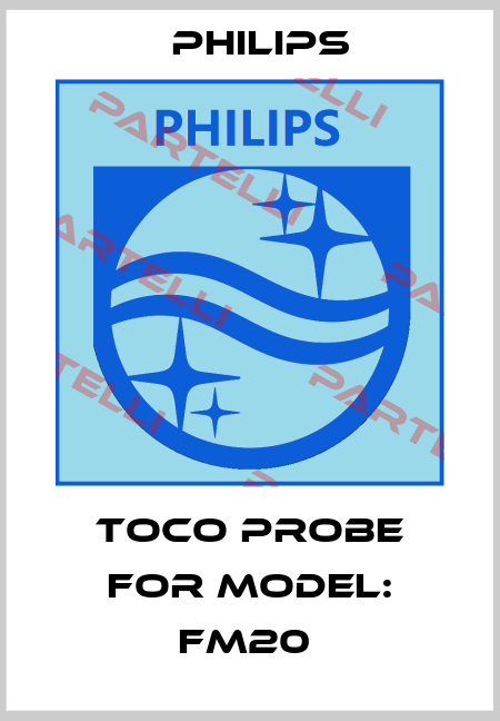 TOCO Probe for Model: FM20  Philips