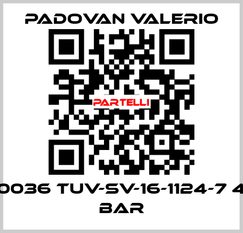 0036 TUV-SV-16-1124-7 4 bar PADOVAN VALERIO