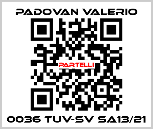 0036 TUV-SV SA13/21 PADOVAN VALERIO