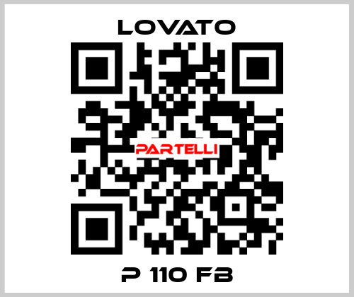 P 110 FB Lovato