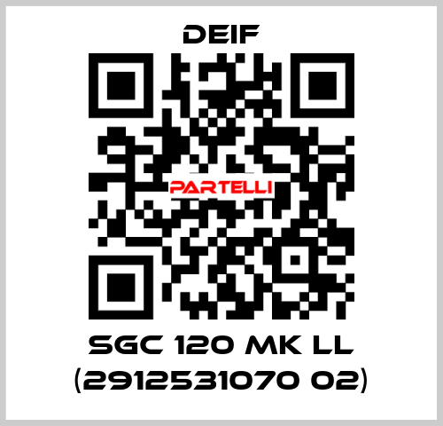 SGC 120 Mk ll (2912531070 02) Deif