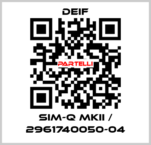 SIM-Q MKII / 2961740050-04 Deif