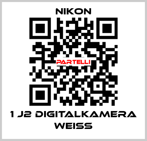 1 J2 Digitalkamera weiß Nikon