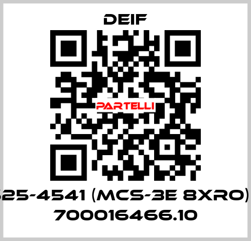 525-4541 (MCS-3E 8xRO) / 700016466.10 Deif