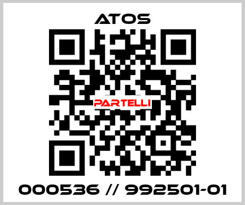 000536 // 992501-01 Atos