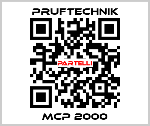 MCP 2000 Pruftechnik
