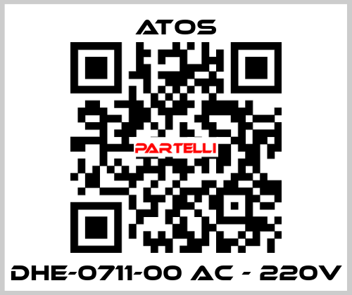 DHE-0711-00 AC - 220v Atos