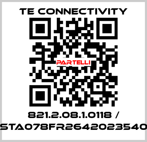 821.2.08.1.0118 / BSTA078FR26420235400 TE Connectivity