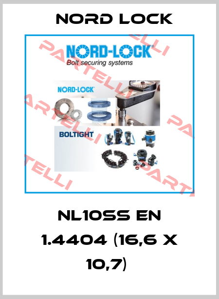 NL10ss EN 1.4404 (16,6 x 10,7)  Nord Lock