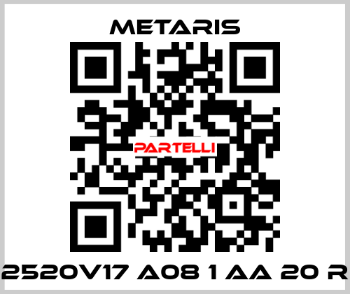 2520V17 A08 1 AA 20 R Metaris