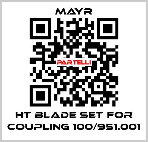 HT blade set for coupling 100/951.001 Mayr