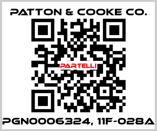 PGN0006324, 11F-028A Patton & Cooke Co.