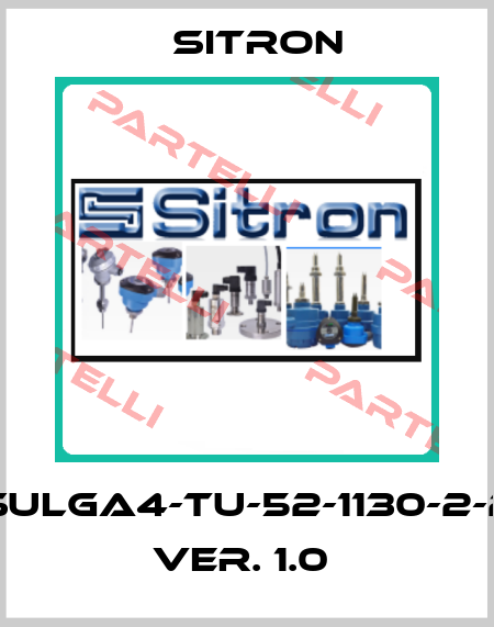 SULGA4-TU-52-1130-2-2 VER. 1.0  Sitron