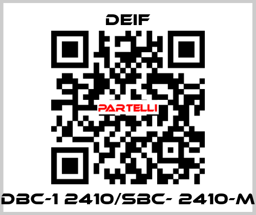DBC-1 2410/SBC- 2410-M Deif