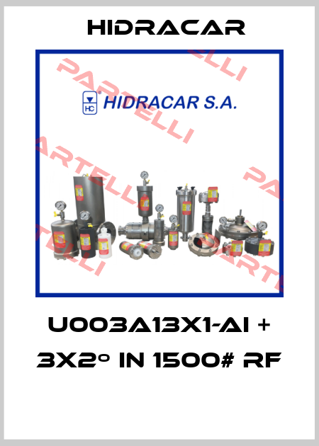 U003A13X1-AI + 3x2º in 1500# RF  Hidracar