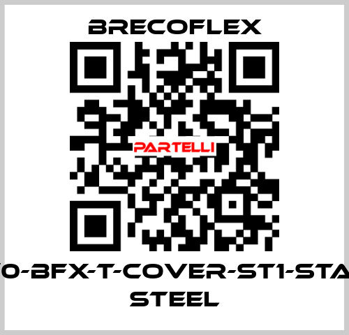 16AT10/0-BFX-T-COVER-ST1-STAINLESS STEEL Brecoflex