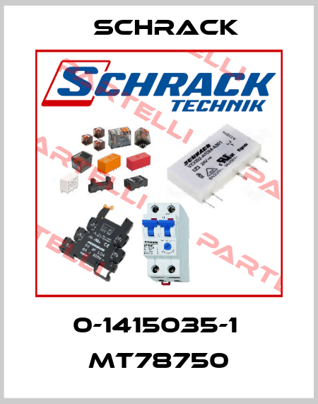 0-1415035-1  MT78750 Schrack