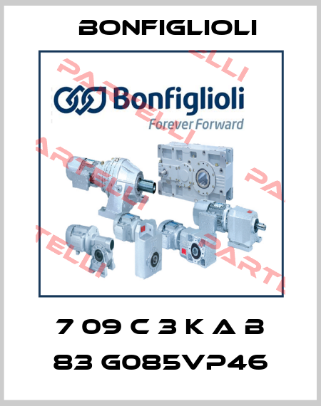 7 09 C 3 K A B 83 G085VP46 Bonfiglioli