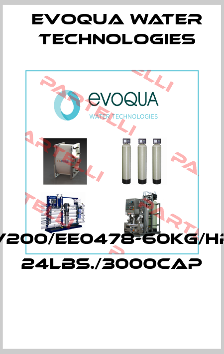 V200/EE0478-60kg/hr 24lbs./3000cap  Evoqua Water Technologies
