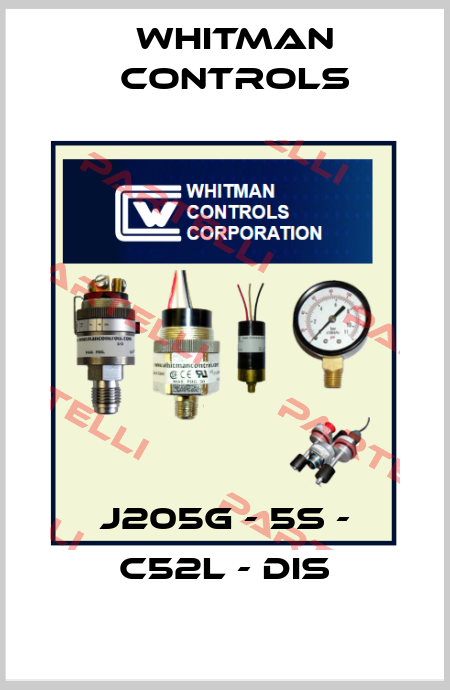 J205G - 5S - C52L - DIS Whitman Controls