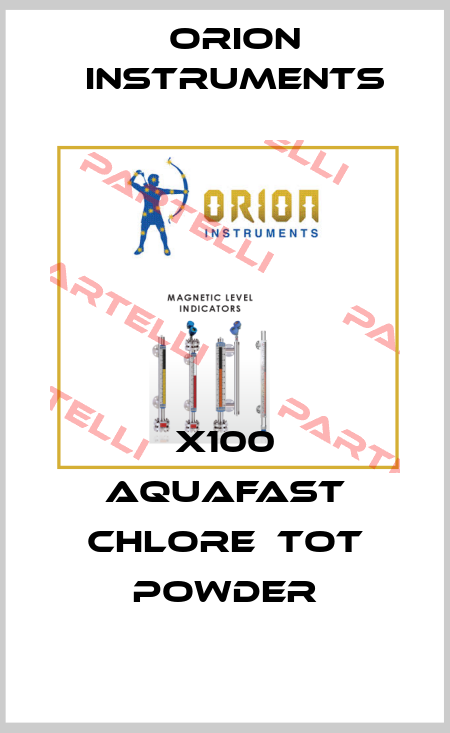 X100 AQUAFAST CHLORE  TOT POWDER Orion Instruments