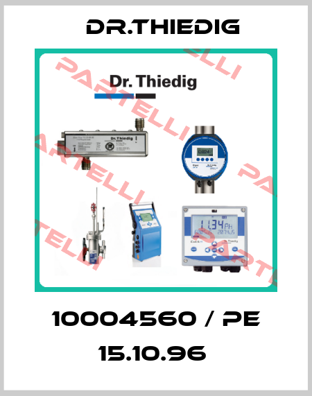 10004560 / PE 15.10.96  Dr.Thiedig