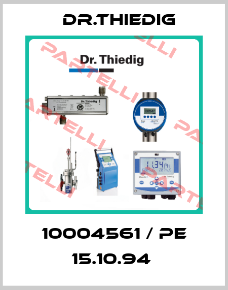 10004561 / PE 15.10.94  Dr.Thiedig