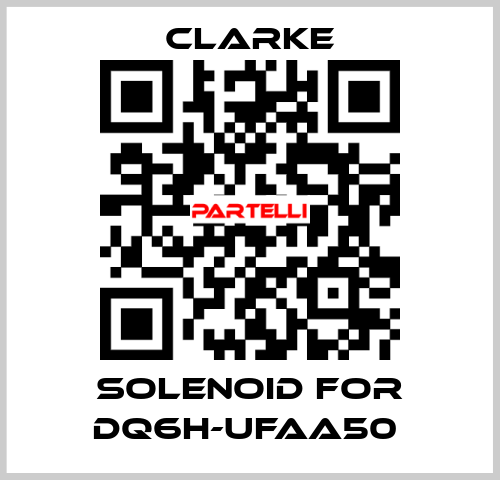 Solenoid for DQ6H-UFAA50  Clarke