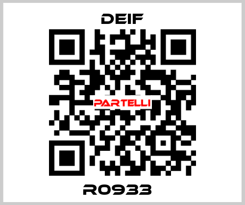 R0933   Deif