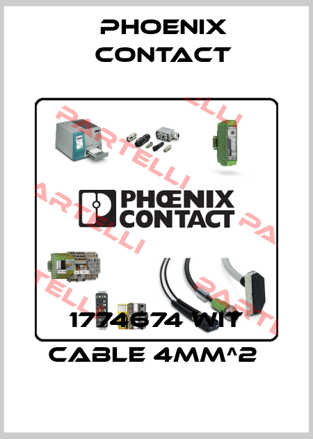 1774674 wit cable 4mm^2  Phoenix Contact