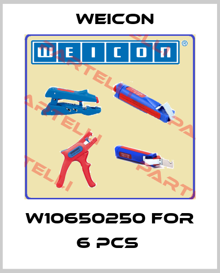 W10650250 for 6 pcs  Weicon